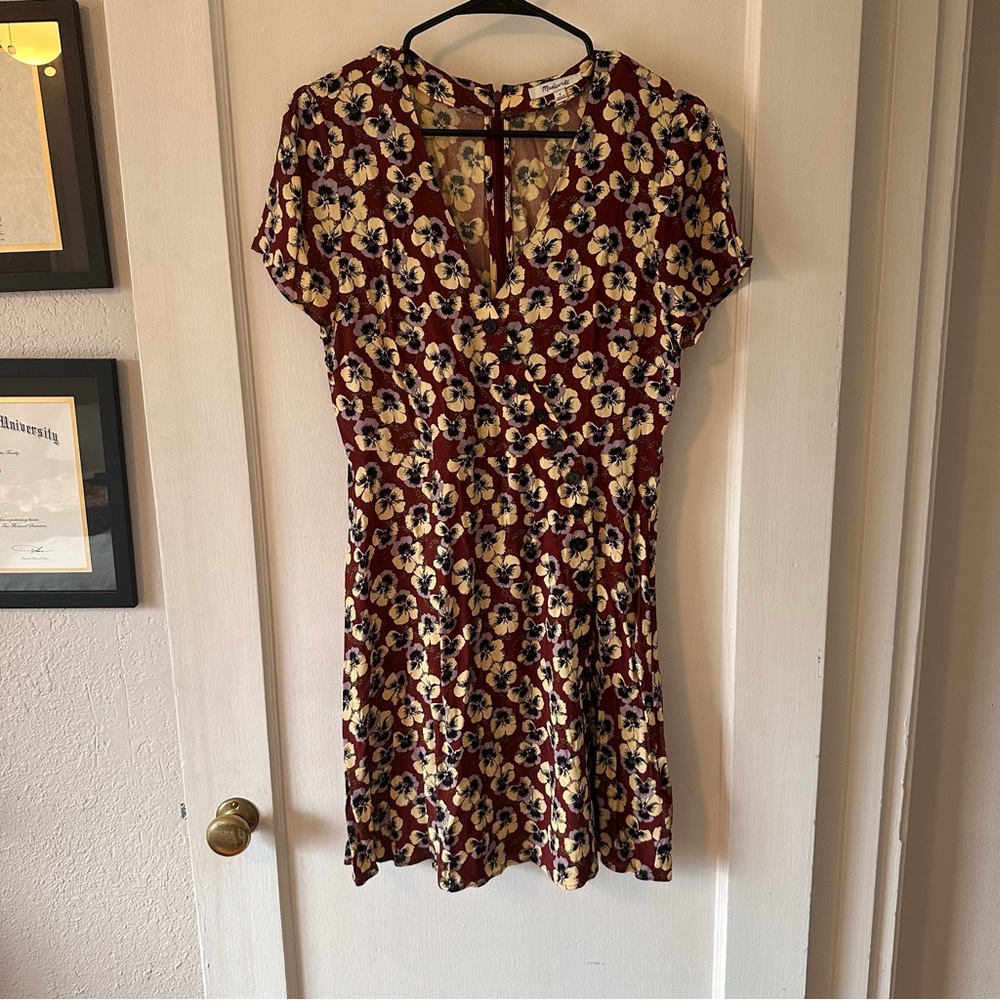 Madewell Pansy dress with button front - Picture 3 of 5